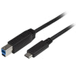 STARTECH USB C to USB B Printer Cable | 6 ft | 2m | USB C Printer Cable | USB C to USB B Cable | USB Type C to Type B (USB315CB2M) (USB315CB2M)