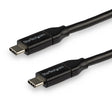 STARTECH USB-C to USB-C Cable w| 5A PD - M|M - 3 m (10 ft.) - USB 2.0 - USB-IF Certified (USB2C5C3M)