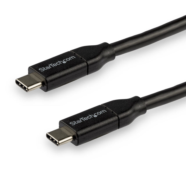 STARTECH USB-C to USB-C Cable w| 5A PD - M|M - 3 m (10 ft.) - USB 2.0 - USB-IF Certified (USB2C5C3M)