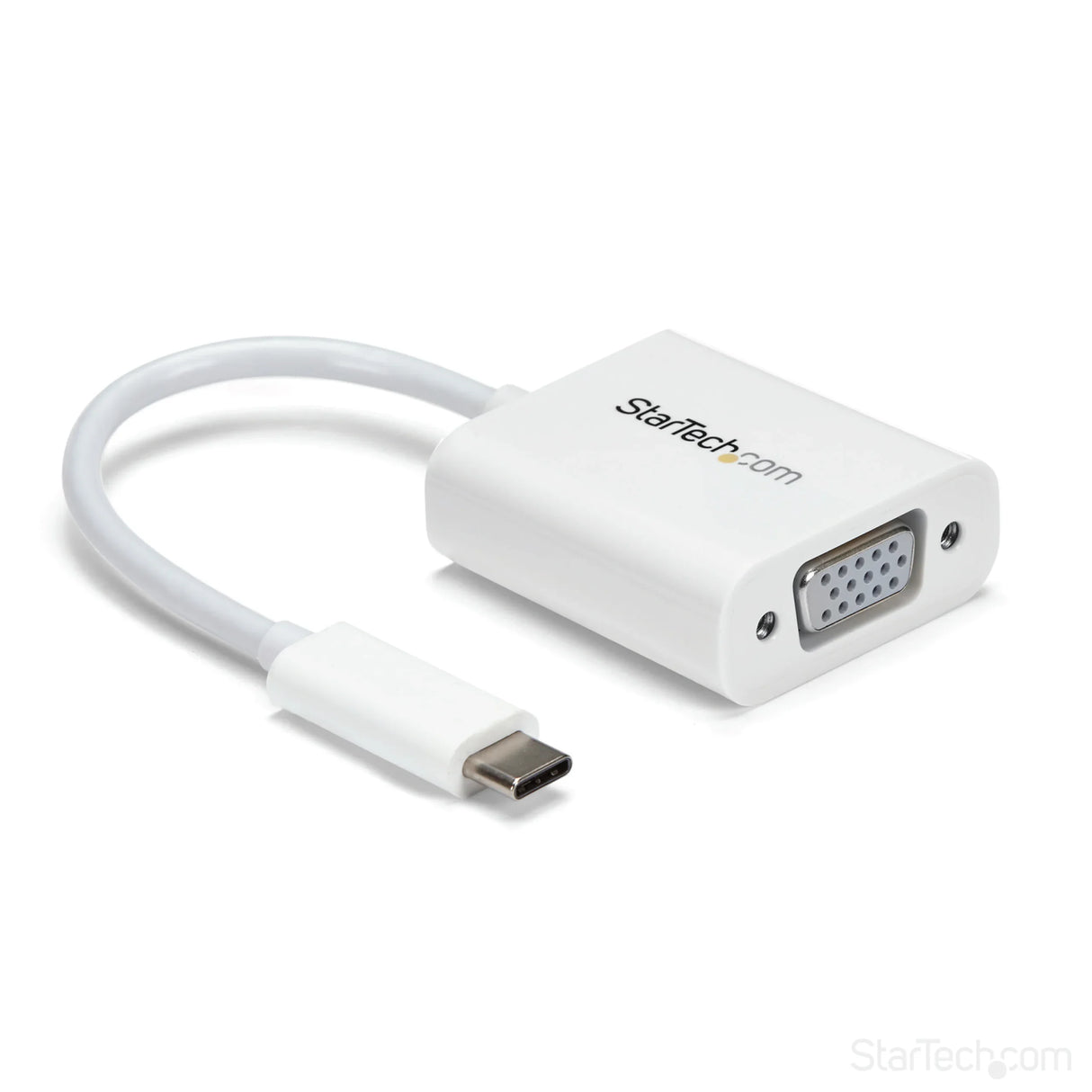 STARTECH USB-C to VGA Adapter - White - 1080p