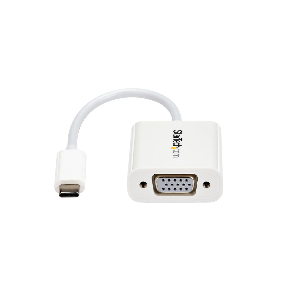 STARTECH USB-C to VGA Adapter - White - 1080p