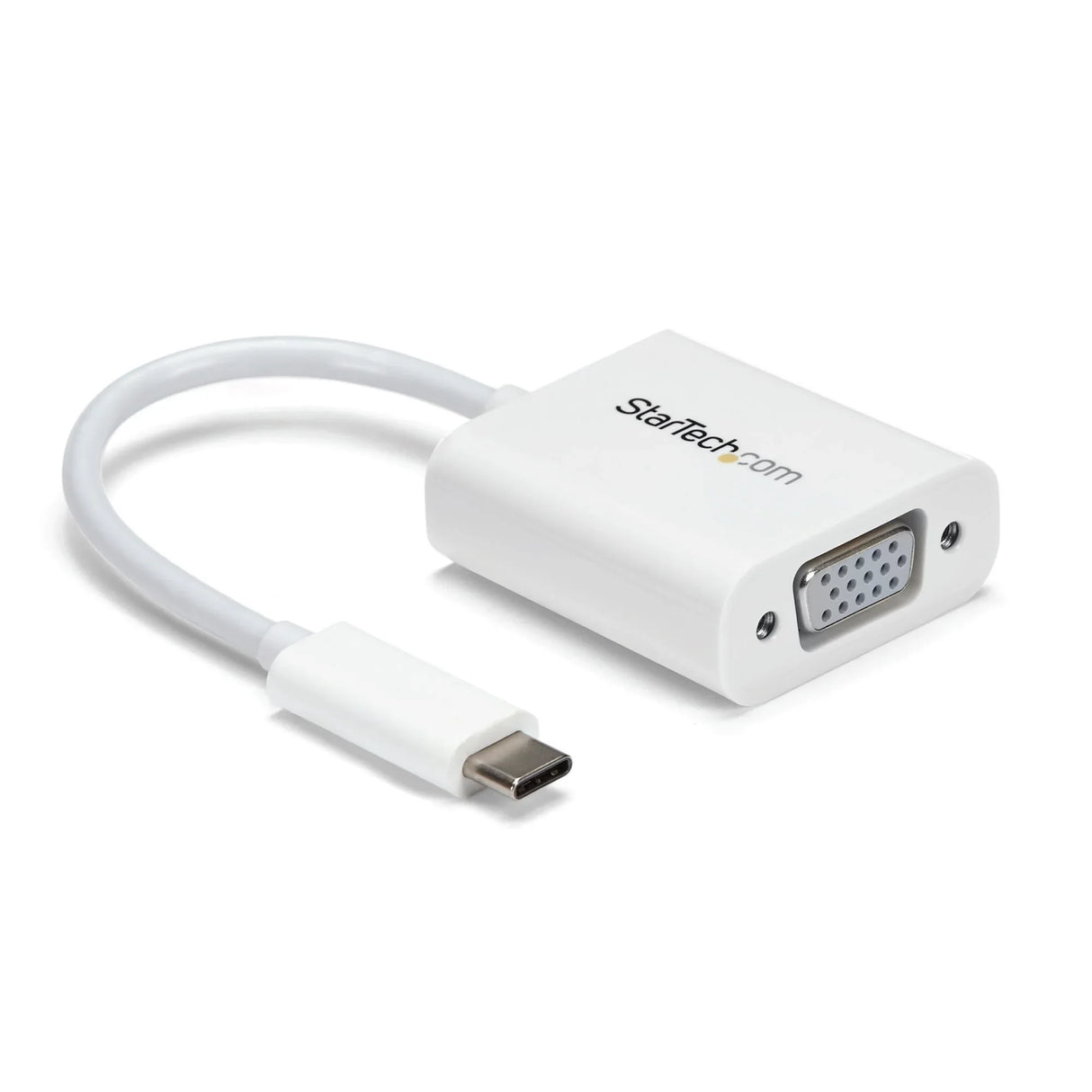 STARTECH USB-C to VGA Adapter - White - 1080p