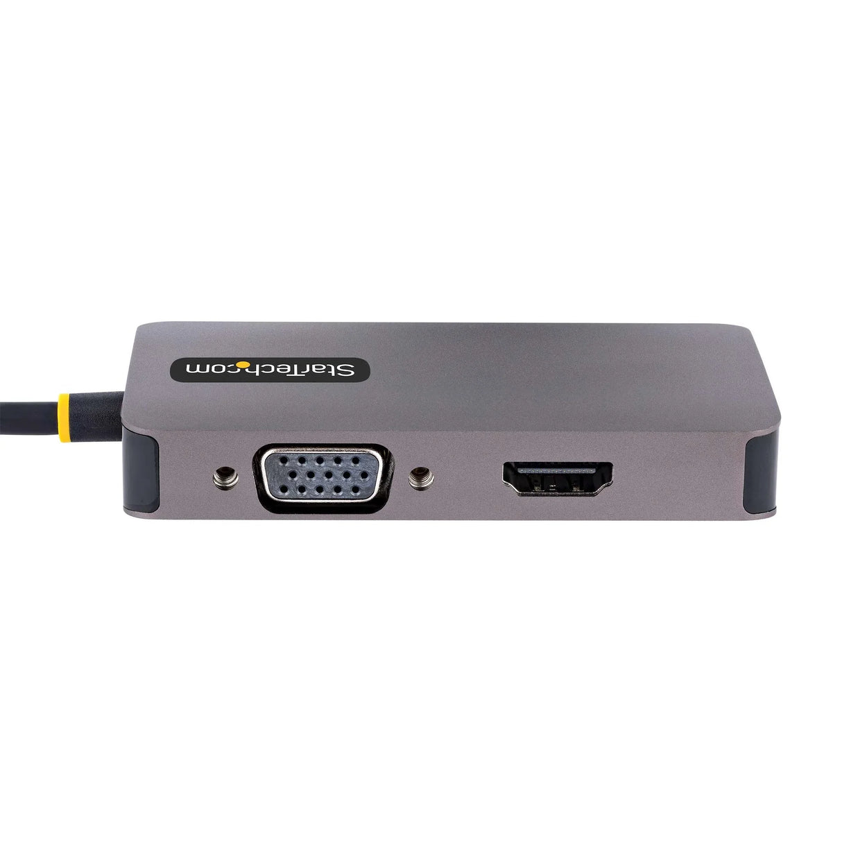 STARTECH USB C Video Adapter | USB C to HDMI DVI VGA Adapter | Up to 4K 60Hz | Aluminum | Multiport Video Display Adapter | Thunderbolt 3|4 Compatible | USB Type C Travel Adapter (118-USBC-HDMI-VGADVI) (118-USBC-HDMI-VGADVI)