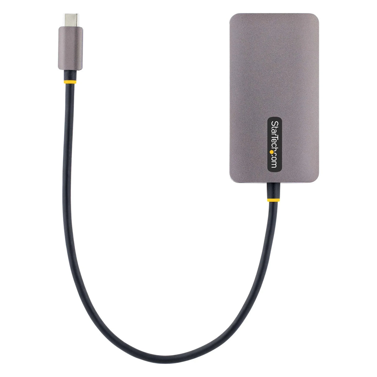 STARTECH USB C Video Adapter | USB C to HDMI DVI VGA Adapter | Up to 4K 60Hz | Aluminum | Multiport Video Display Adapter | Thunderbolt 3|4 Compatible | USB Type C Travel Adapter (118-USBC-HDMI-VGADVI) (118-USBC-HDMI-VGADVI)