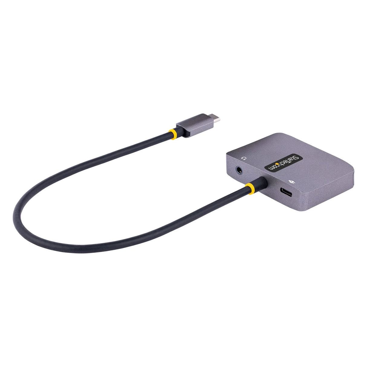 STARTECH USB C Video Adapter | USB C to HDMI VGA Multiport Adapter | 3.5mm Audio | 4K 60Hz HDR | 100W PD Pass-Through | Thunderbolt 3|4 Compatible - USB C Display Travel Adapter (122-USBC-HDMI-4K-VGA) (122-USBC-HDMI-4K-VGA)