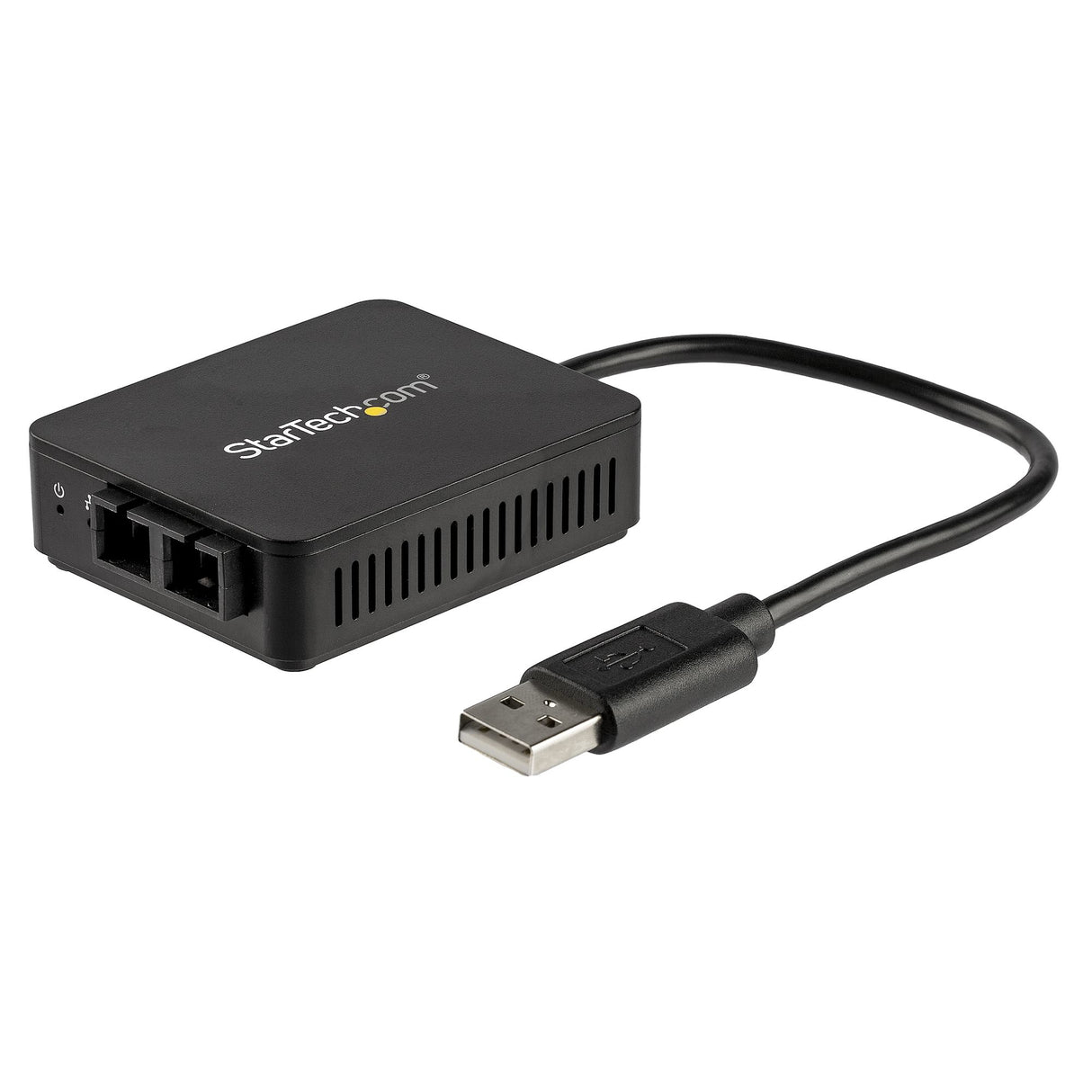 STARTECH USB to Fiber Optic Converter - 100Mbps - USB 2.0 to Fiber Network Adapter - 100Base-FX SC Female Duplex Multimode Fiber|MMF Compatible - 2Km - Compact USB to Fiber LAN (US100A20FXSC) (US100A20FXSC)