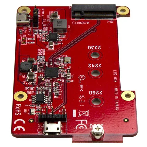 STARTECH USB to M.2 SATA Converter for Raspberry Pi and Development Boards - M.2 NGFF SATA SSD Adapter (PIB2M21)