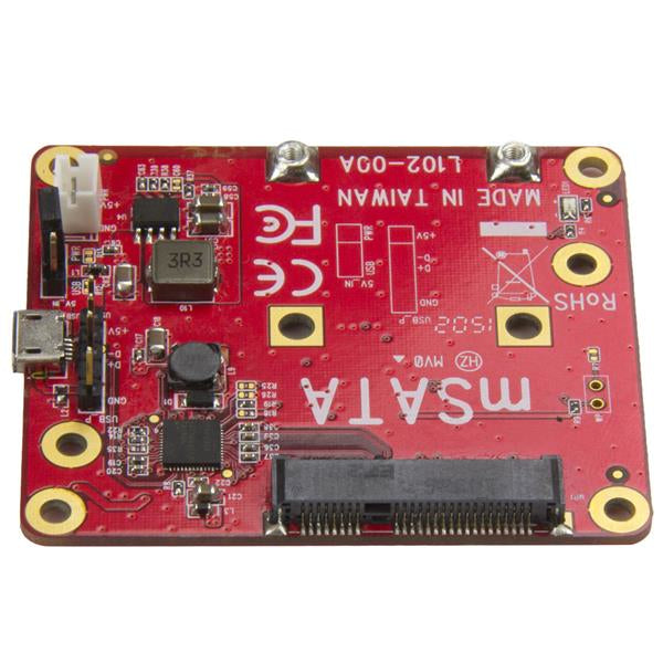 STARTECH USB to mSATA Converter for Raspberry Pi and Development Boards - USB to mini SATA Adapter for Raspberry Pi (PIB2MS1)