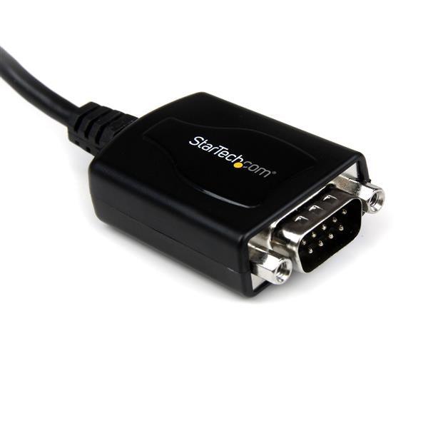 STARTECH USB to Serial Adapter DB9 with COM Retention - FTDI USB to Serial RS232 Adapter - USB Serial Adapter - 1-Port (ICUSB2321X)