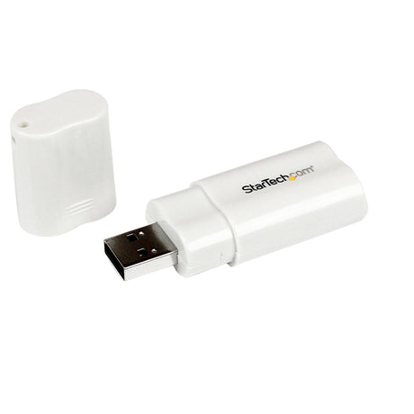 STARTECH USB to Stereo Audio Adapter Converter - USB stereo Adapter - USB External sound Card - Laptop sound Card (ICUSBAUDIO)