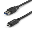 STARTECH USB to USB C Cable - 3 ft | 1m - 10 Gbps - USB-C to USB-A - USB 3.1 Cable - USB Type C (USB31AC1M) (USB31AC1M)