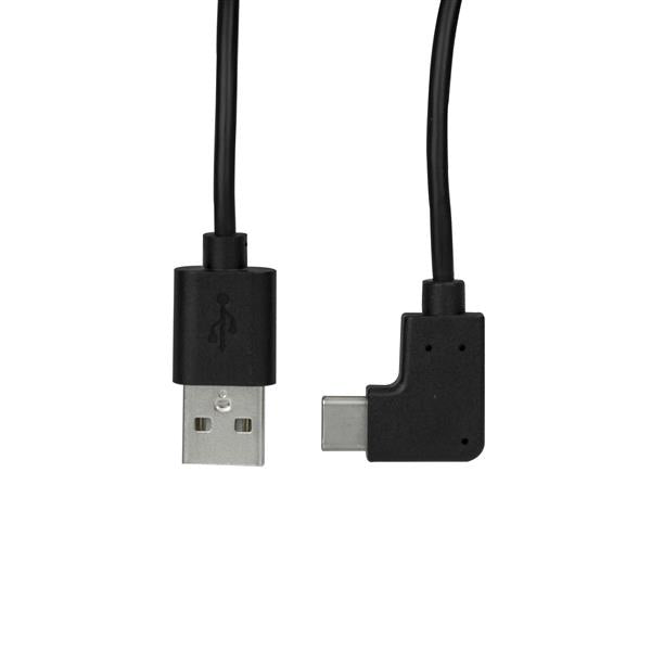 STARTECH USB to USB C Cable | 1m | 3 ft | Right Angle USB Cable | USB A to USB C Cable | USB 2.0 Cable | USB Type C Cable (USB2AC1MR)