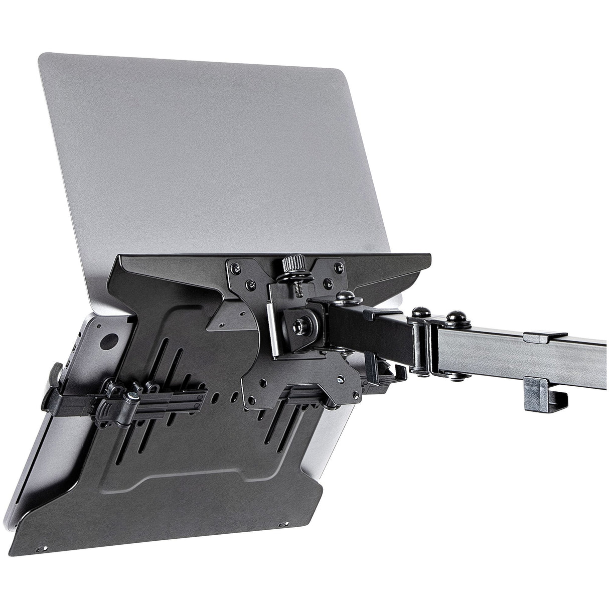 STARTECH VESA Laptop Tray - Adjustable Monitor Arm Laptop Tray Secures Notebooks (4.5kg | 9.9lb) - 75x75 & 100x100 VESA Mount Holes - Ventilated - For Monitor Desk Mounts|Stands (LAPTOP-ARM-TRAY) (LAPTOP-ARM-TRAY)