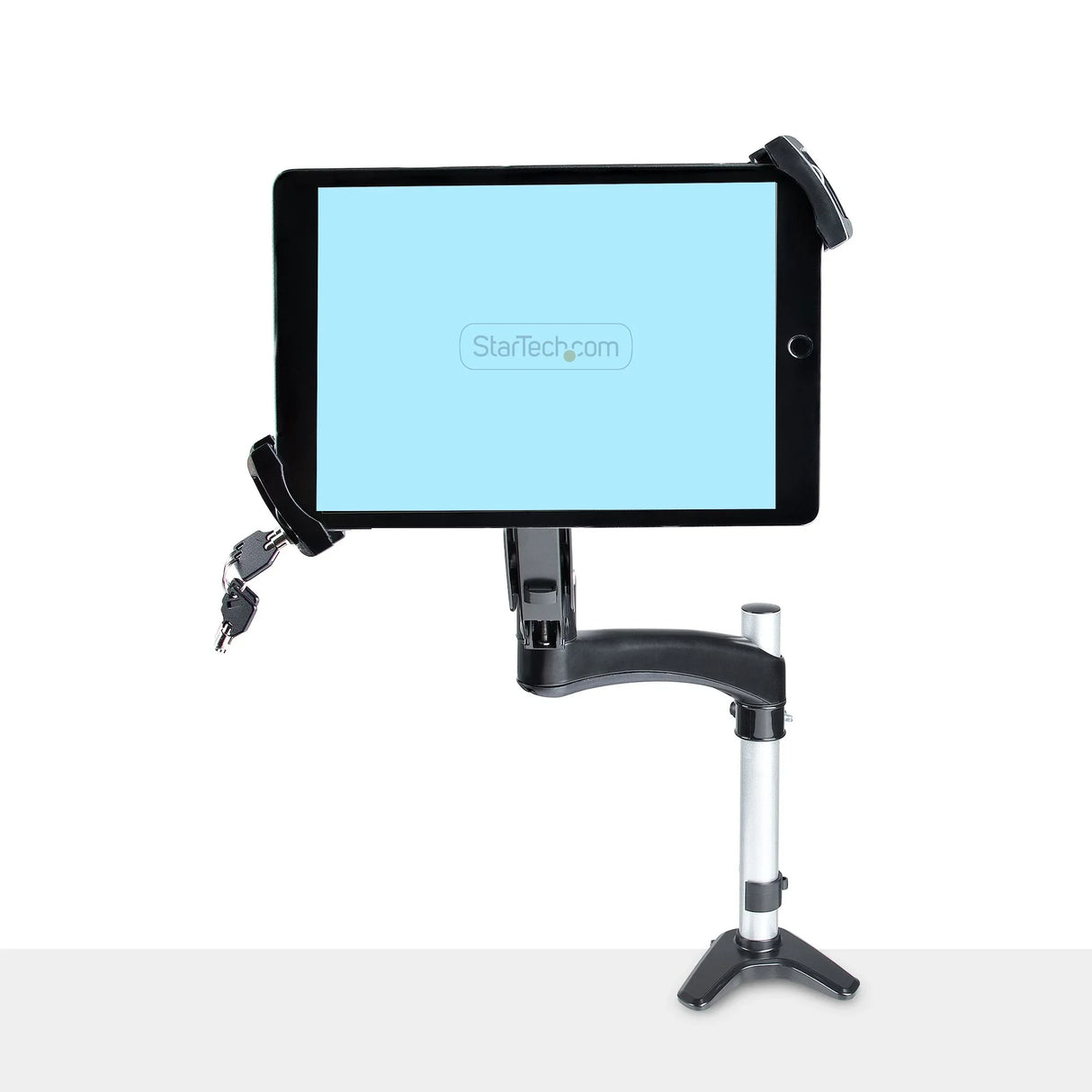 STARTECH VESA Mount Adapter for Tablets 7.9 to 12.5in - Up to 2kg (4.4lb) - 75x75|100x100 VESA Patterns - Universal Anti-Theft Tablet VESA Mount Clamp - Secure Tablet Mount (TABLET-VESA-ADAPTER) (TABLET-VESA-ADAPTER)