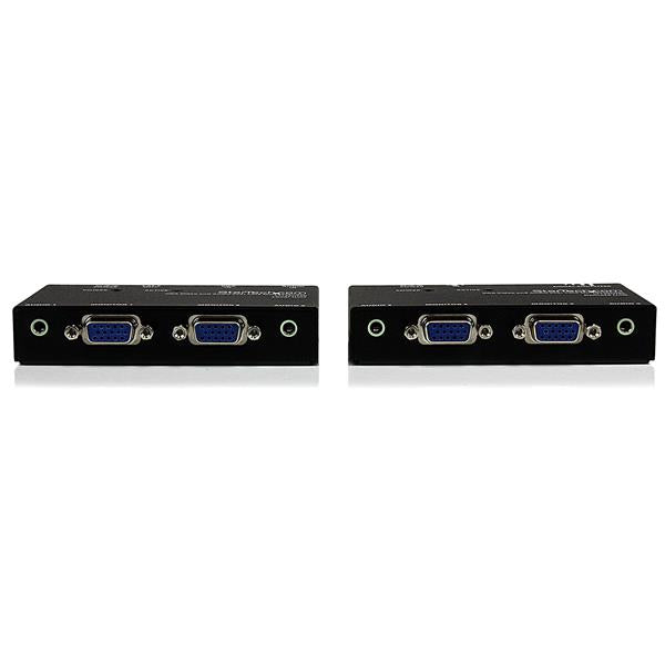 STARTECH VGA Video Extender over Cat 5 with Audio - Up to 500ft (150m) - VGA over Cat5 Extender - 1 Local and 1 Remote (ST122UTPA)
