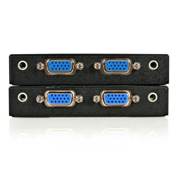 STARTECH VGA Video Extender over Cat 5 with Audio - Up to 500ft (150m) - VGA over Cat5 Extender - 1 Local and 1 Remote (ST122UTPA)