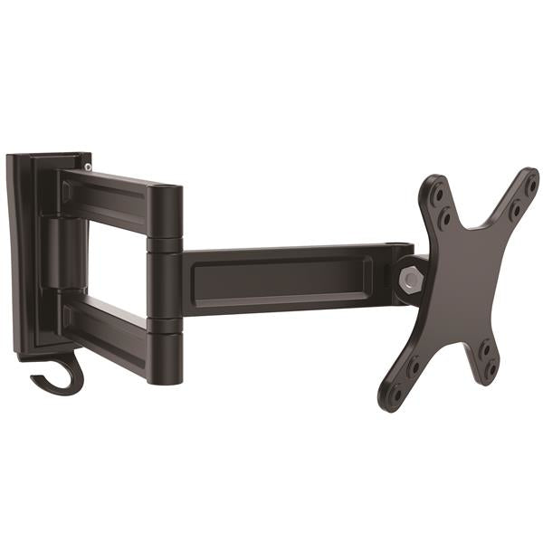 STARTECH Wall Mount Monitor Arm - Dual Swivel - Supports 13’’ to 27’’ Monitors - VESA Mount - TV Wall Mount - TV Mount (ARMWALLDS) (ARMWALLDS)