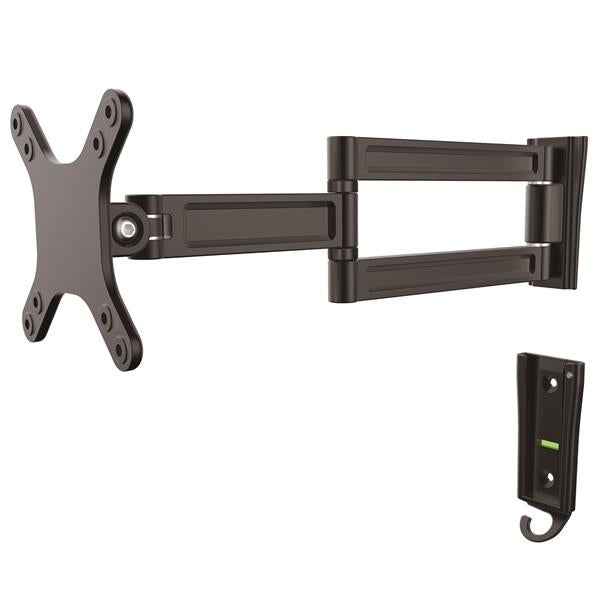 STARTECH Wall Mount Monitor Arm - Dual Swivel - Supports 13’’ to 27’’ Monitors - VESA Mount - TV Wall Mount - TV Mount (ARMWALLDS) (ARMWALLDS)