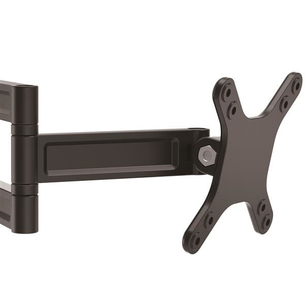 STARTECH Wall Mount Monitor Arm - Dual Swivel - Supports 13’’ to 27’’ Monitors - VESA Mount - TV Wall Mount - TV Mount (ARMWALLDS) (ARMWALLDS)