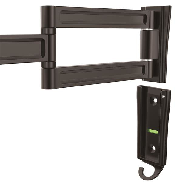 STARTECH Wall Mount Monitor Arm - Dual Swivel - Supports 13’’ to 27’’ Monitors - VESA Mount - TV Wall Mount - TV Mount (ARMWALLDS) (ARMWALLDS)