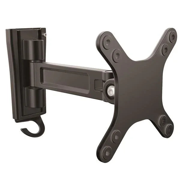 STARTECH Wall Mount Monitor Arm - Single Swivel - For VESA Mount Monitors| Flat-Screen TVs up to 27in (33lb|15kg) - Monitor Wall Mount (ARMWALLS) (ARMWALLS)