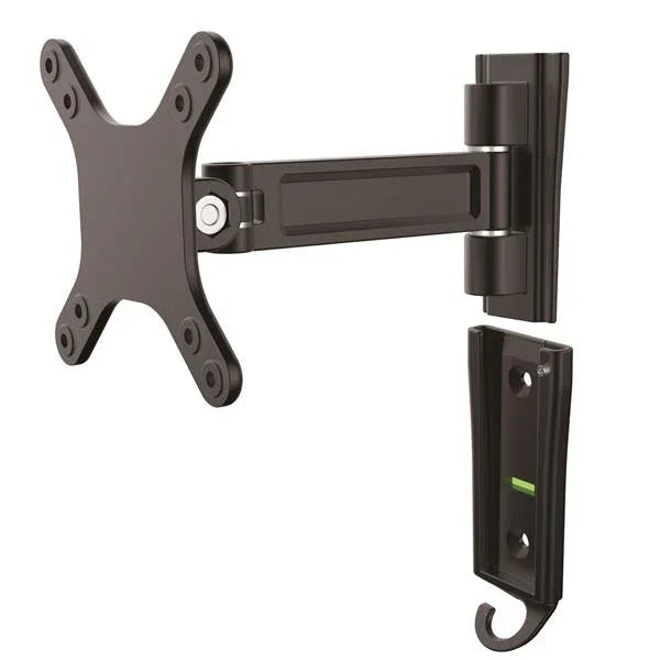 STARTECH Wall Mount Monitor Arm - Single Swivel - For VESA Mount Monitors| Flat-Screen TVs up to 27in (33lb|15kg) - Monitor Wall Mount (ARMWALLS) (ARMWALLS)