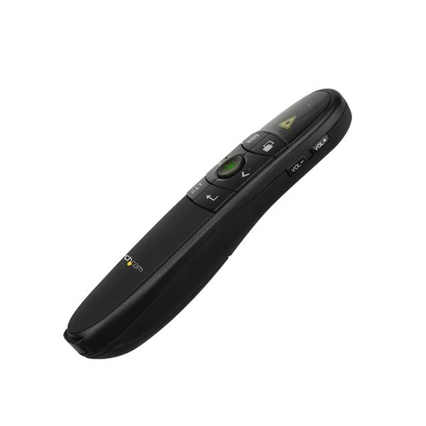 STARTECH Wireless Presentation Remote with Green Laser Pointer - 90 ft. (27 m) - USB Presentation Clicker for Mac and Windows (PRESREMOTEG)