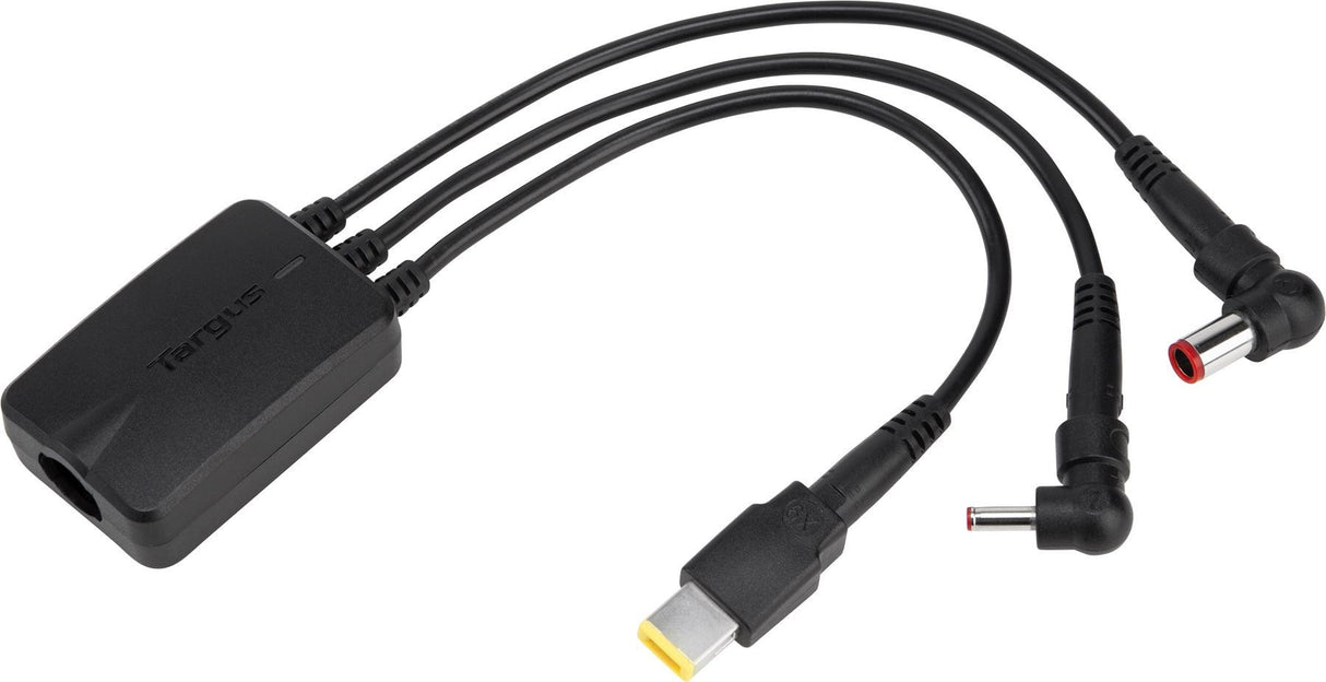 TARGUS 3-Way Active DC Charging Cable | Black | 30g (ACC1009AUX)