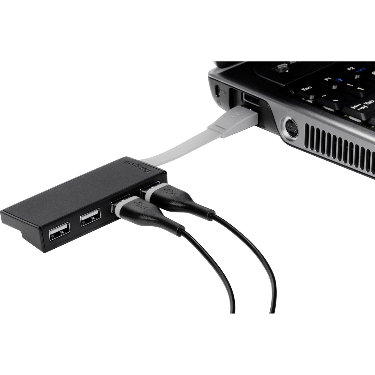 TARGUS 4 USB port | 83 x 13 x 32mm | Black (ACH114AU)