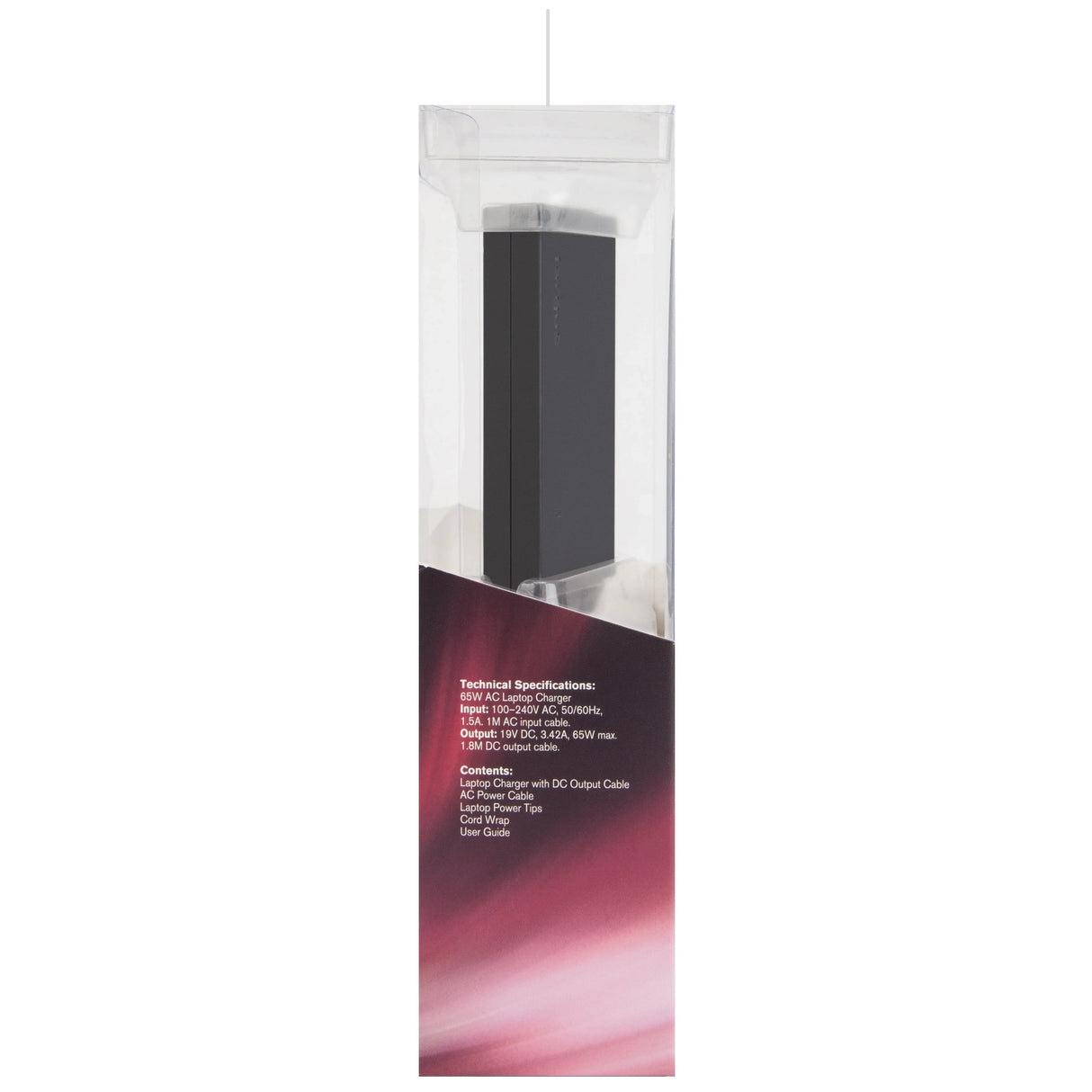 TARGUS 65W | Input 100 - 240V|50-60Hz | Output 19V DC | 150 x 50 x 110mm | 0.6kg | Black (APA047AU)