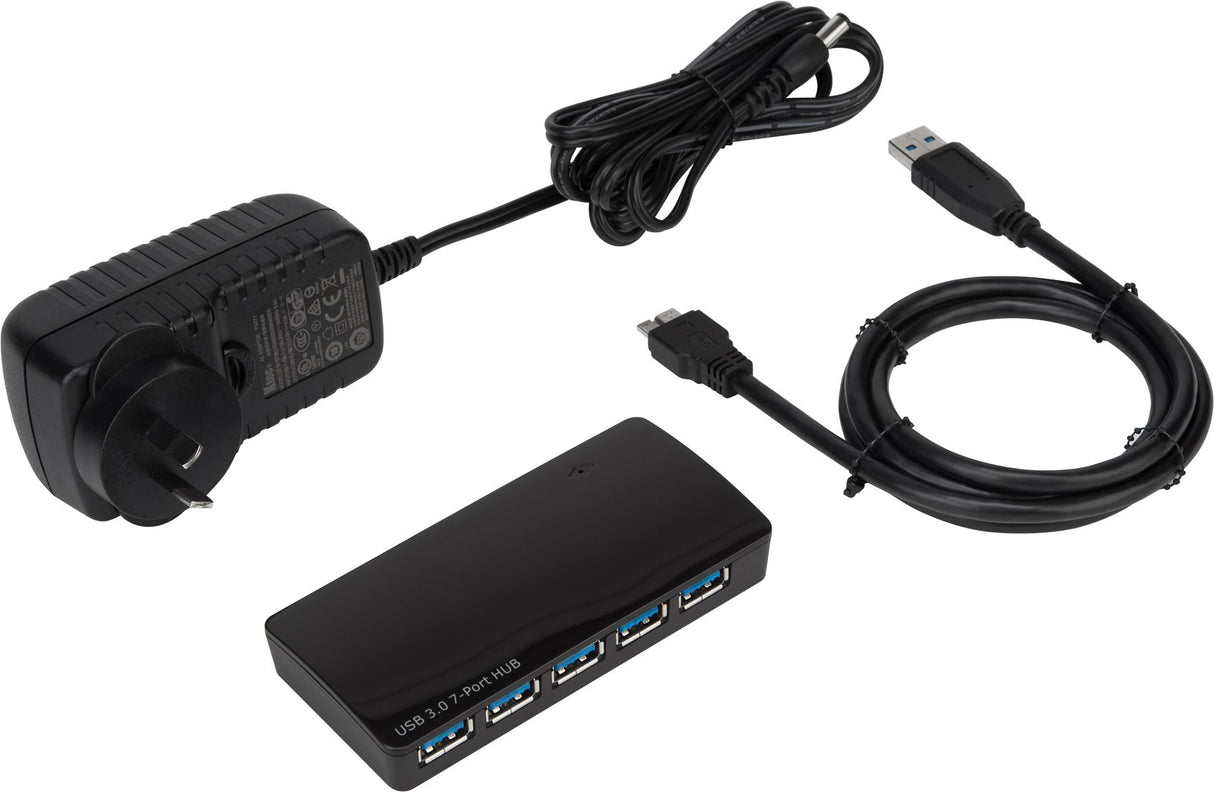 TARGUS USB 3.0 7-Port | Fast Charging | Black (ACH125AU)