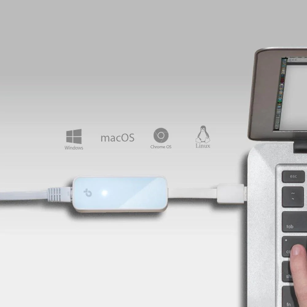 TP-LINK 1 10|100Mbps RJ45 Ethernet Port | 1 USB 2.0 Port | RTL8152B (UE200)
