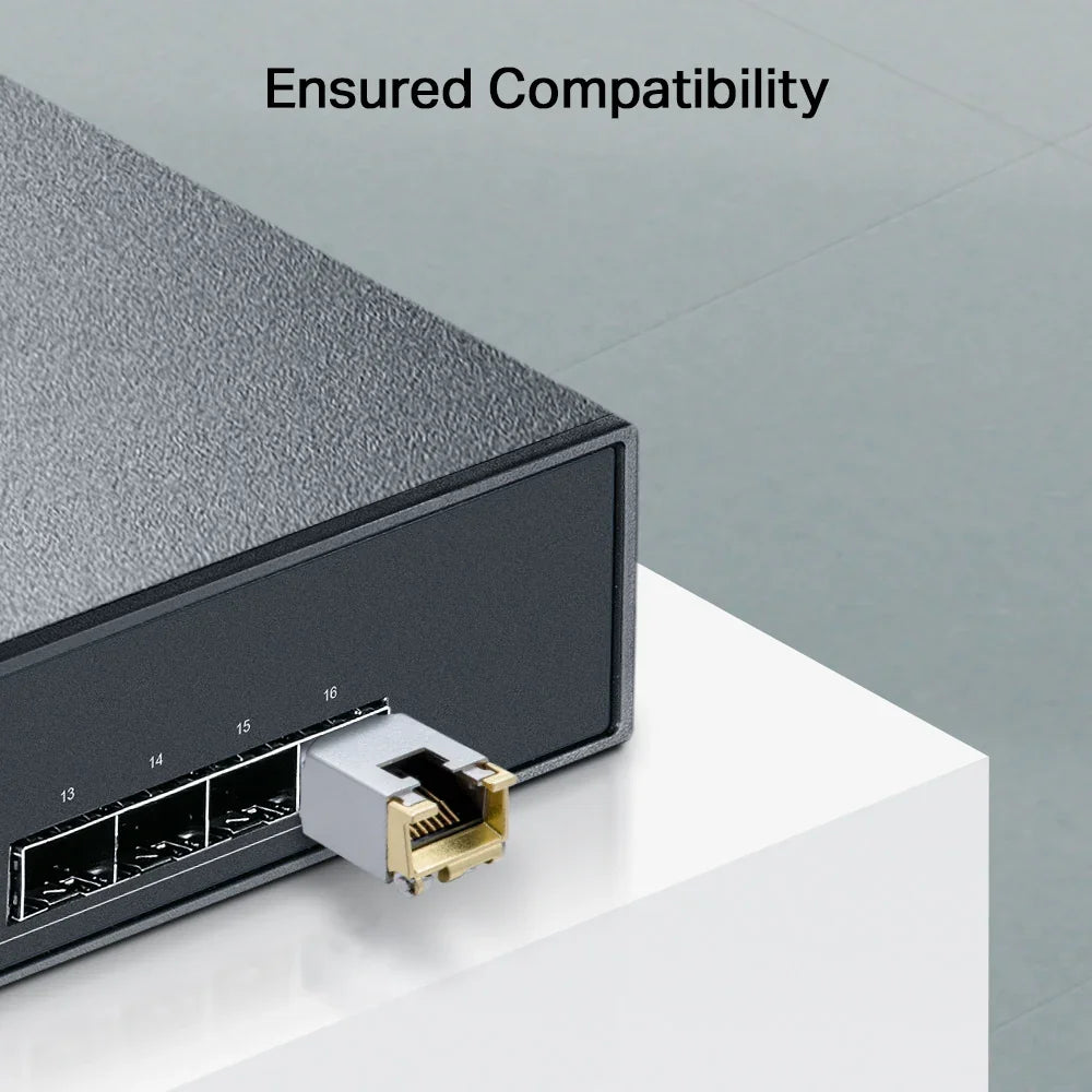 TP-LINK 1000BASE-T RJ45 SFP | 850nm | 3.3V | 1.25 Gbps (TL-SM331T)