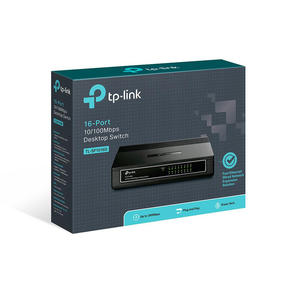 TP-LINK 16-Port 10|100Mbps Desktop|Rackmount Switch (TL-SF1016D)