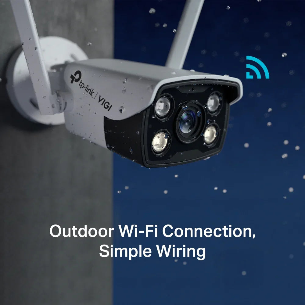 TP-LINK 1|3” CMOS | 4mm | 2.4 GHz | 1 RJ45 10|100M | IP66 | 80 x 70.6 x 173.4 mm (VIGI C340-W(4MM))