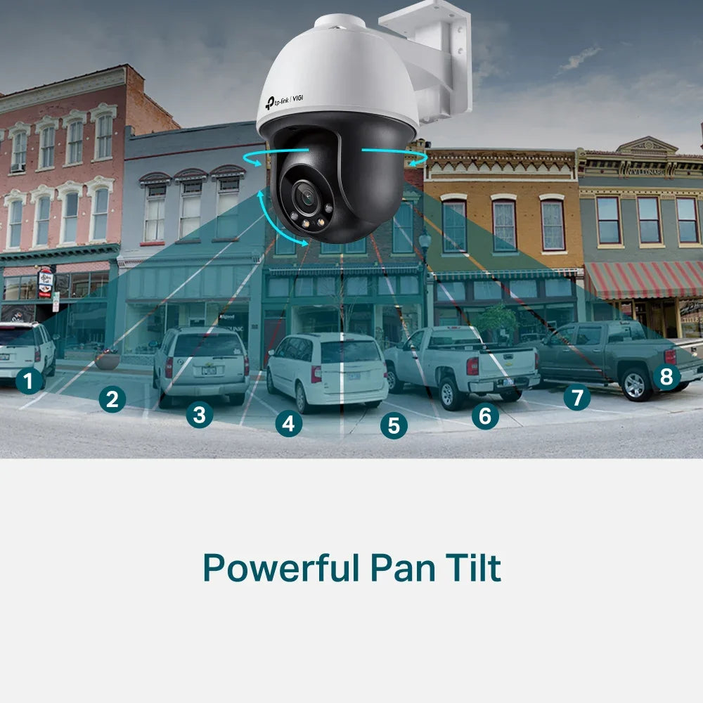 TP-LINK 1|3” Progressive Scan CMOS | 4 mm F1.6 | 3D DNR | IP66 | 30 m | 2560 X 1440 | 60 fps | 1x RJ45 10|100M (VIGI C540(4MM))