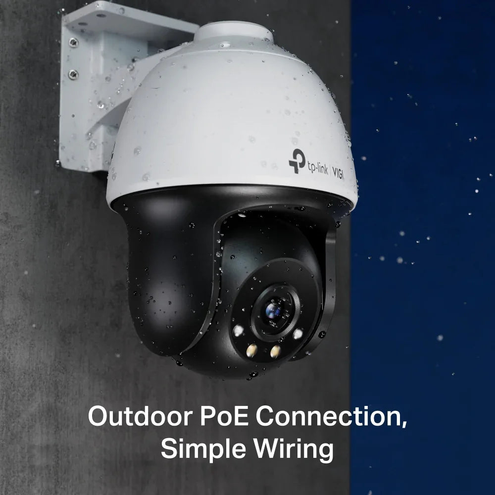 TP-LINK 1|3” Progressive Scan CMOS | 4 mm F1.6 | 3D DNR | IP66 | 30 m | 2560 X 1440 | 60 fps | 1x RJ45 10|100M (VIGI C540(4MM))
