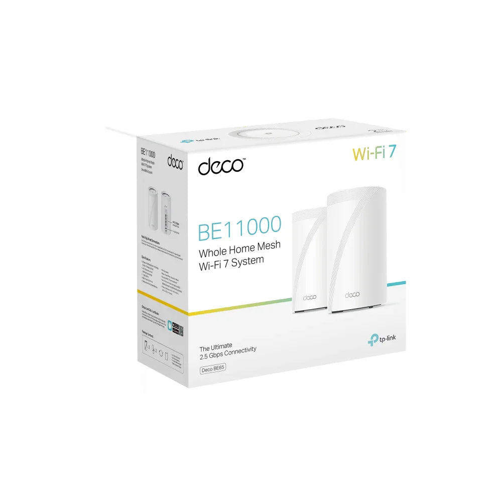 TP-LINK DECO BE65 – Wi-Fi 7 / BE9300 / Tri-Band – Indoor Access Point