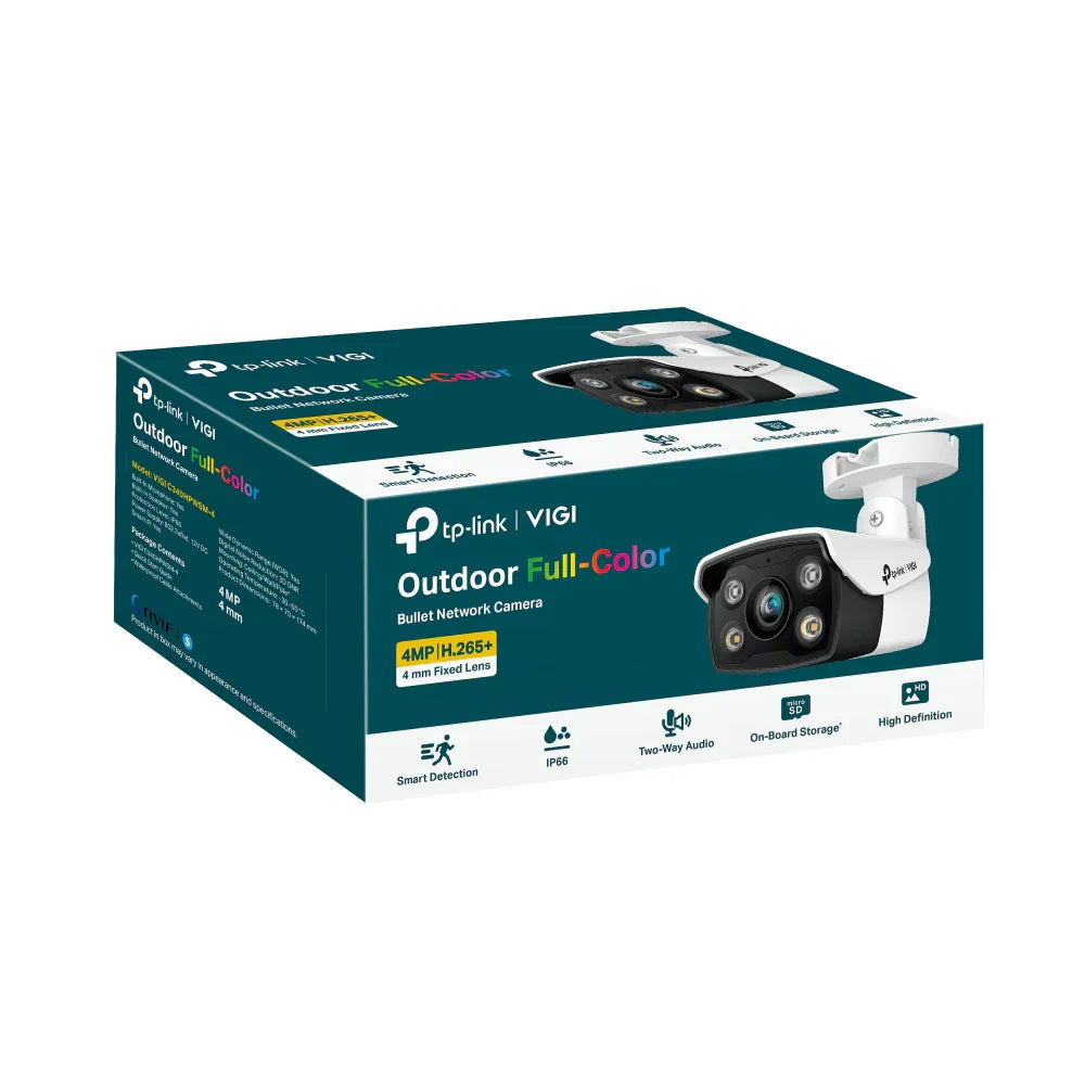 TP-LINK VIGI C340 – 4MP / Bullet / Wired (PoE) – Outdoor Security Camera