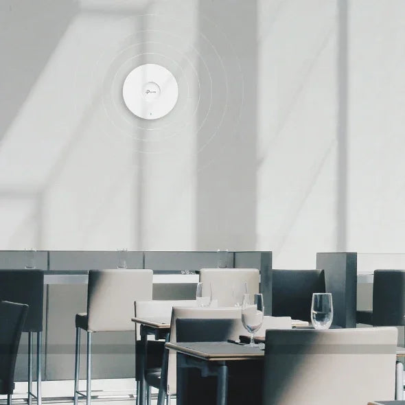 TP-LINK 2976 Mbps | 160 MHz | IEEE 802.11 ax | 1x Gigabit Ethernet (RJ-45) | 802.3at PoE (EAP653)