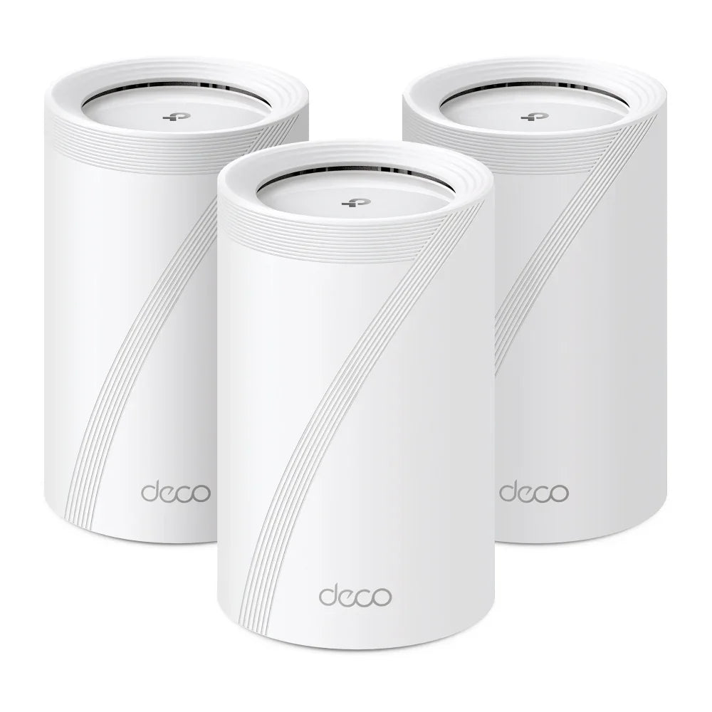 TP-LINK 3-pack | Wi-Fi 7 | 4x RJ-45 | USB 3.0 | WPA3 | QoS | Voice control (DECO BE65(3-PACK))