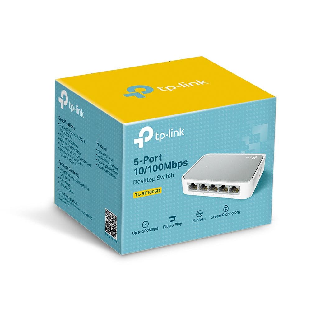 TP-LINK 5-port 10|100M | IEEE802.3 | 802.3u | 802.3x | CSMA|CD | TCP|IP (TL-SF1005D)
