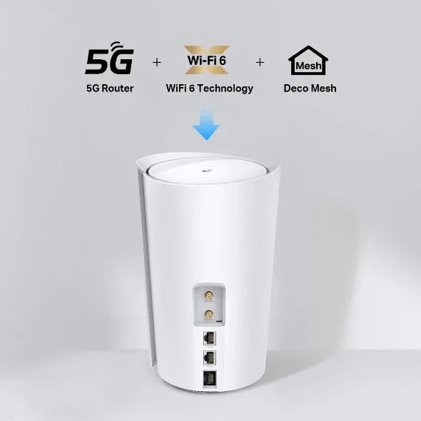 TP-LINK 5G AX3000 Whole Home Mesh WiFi 6 Gateway (Availability based on regions) (DECO X50-5G(1-PACK))