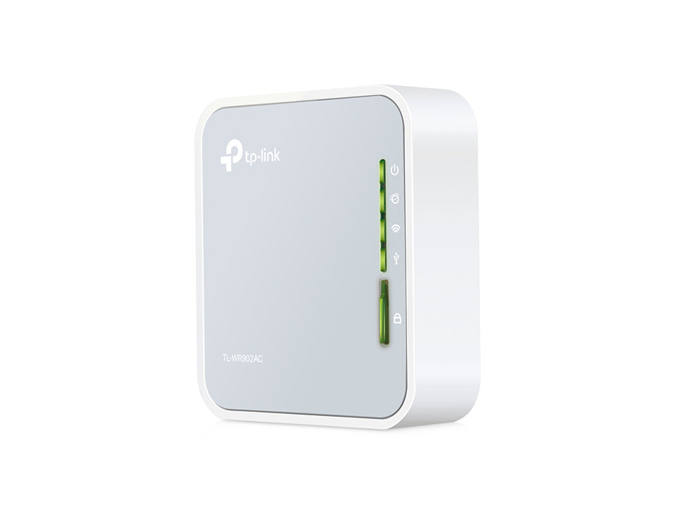 TP-LINK 5V|2A | USB 2.0 | WPS Button | IEEE 802.11ac|n|a 5GHz IEEE 802.11b|g|n 2.4GHz | 2.4GHz and 5GHz (TL-WR902AC)