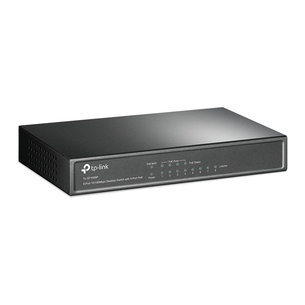 TP-LINK 8-Port 10|100Mbps Desktop Switch with 4-Port PoE (TL-SF1008P)