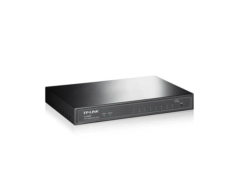 TP-LINK 8 x RJ-45 | 10|100|1000 Mbps | 16 Gbps | 8k MAC | 11.9 Mpps (TL-SG2008)