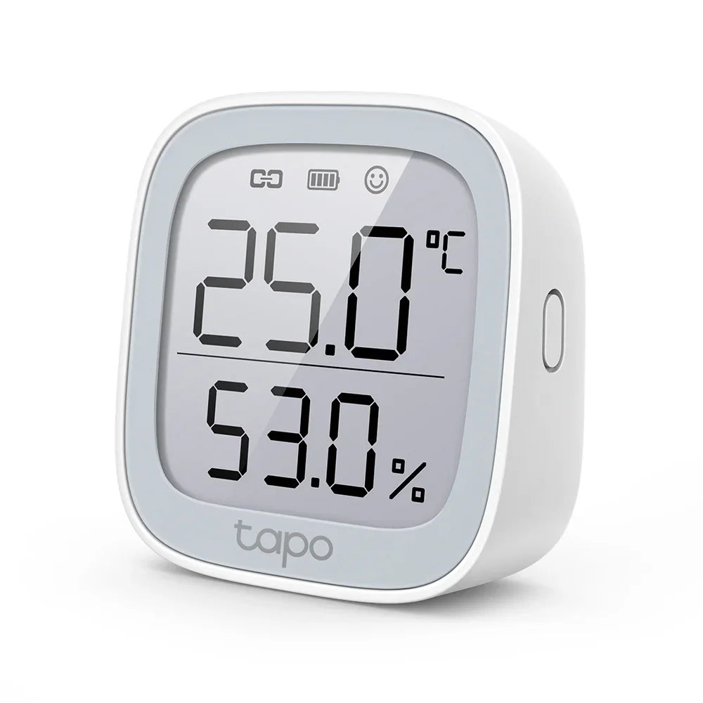 TP-LINK 868 | 922 MHz | ±0.3°C |±0.54°F | ±3%RH | 62 x 62 x 24.5 mm (TAPO T315)