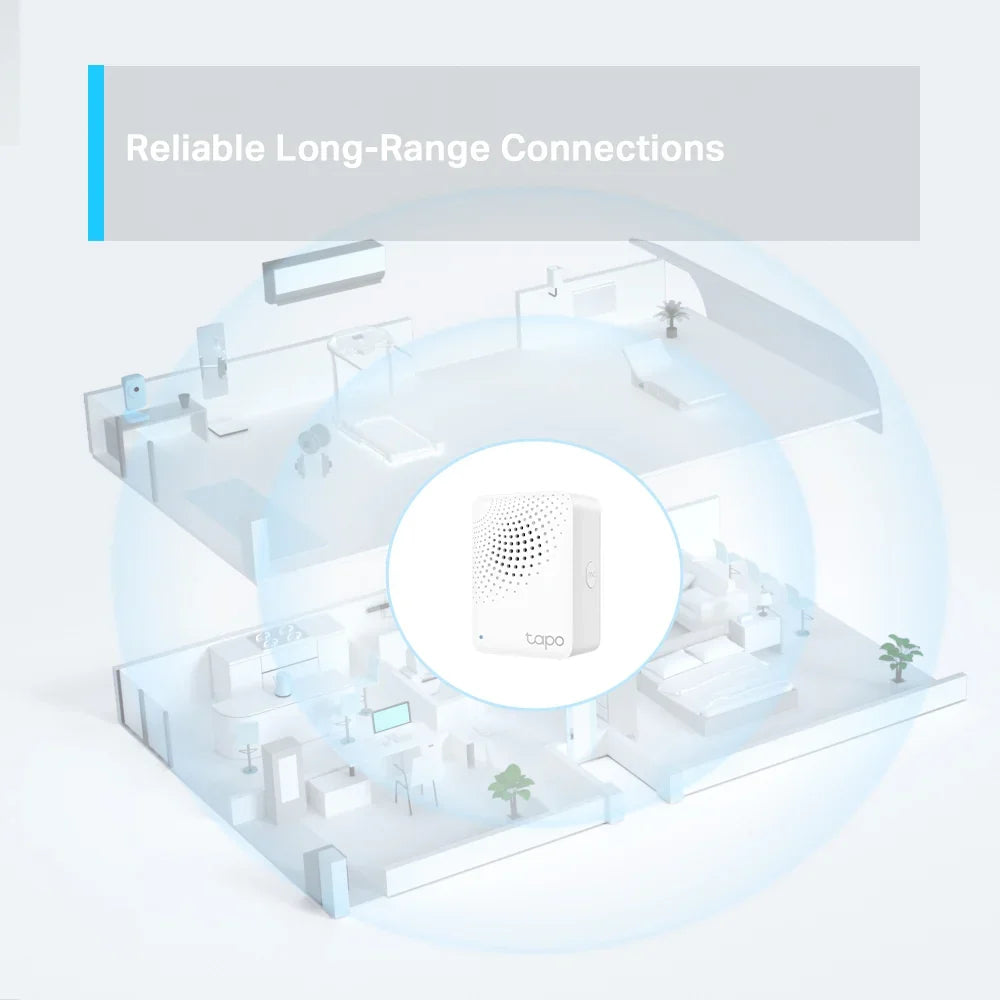 TP-LINK 868|922MHz | 2.4GHz Wi-Fi | 100-240V | AC | 50|60 Hz (TAPO H100)