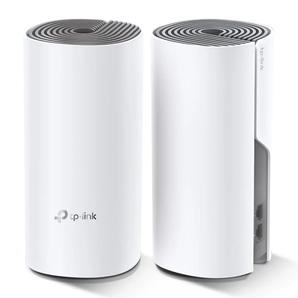 TP-LINK DECO E4 – Wi-Fi 5 (802.11ac) / AC1200 / Dual-Band – Indoor Access Point – PoE Supported – Wall Mount – Cloud-Managed