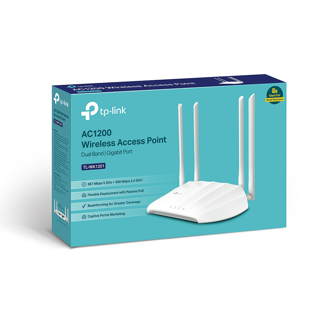 TP-LINK AC1200 Wireless Access Point | AC1200 Dual-Band Wi-Fi | Multiple Modes | (TL-WA1201)